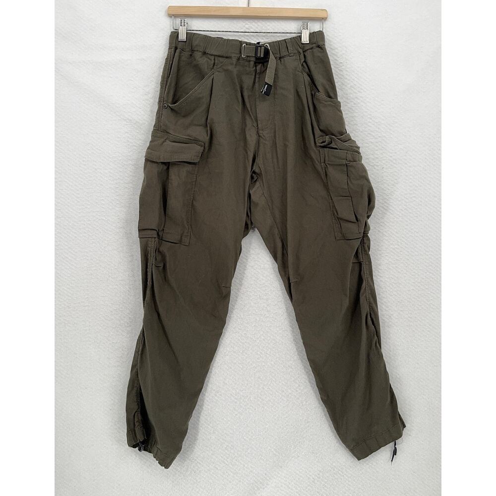 White Sand Mens Olive Green Straight Leg Cargo Pants Sz IT 48 Medium